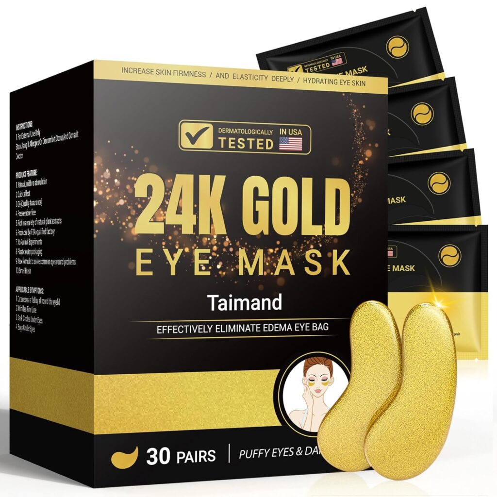 Taimand 24k gold eye mask