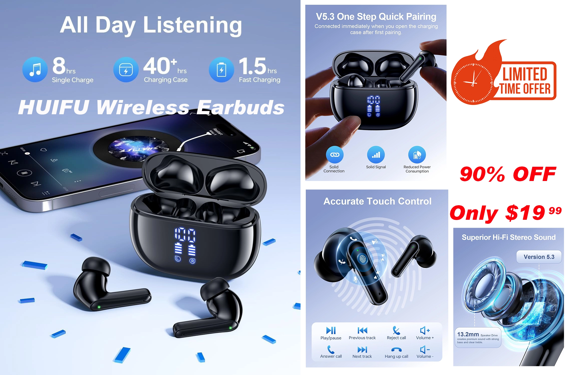 HUIFU T12 EARBUDS