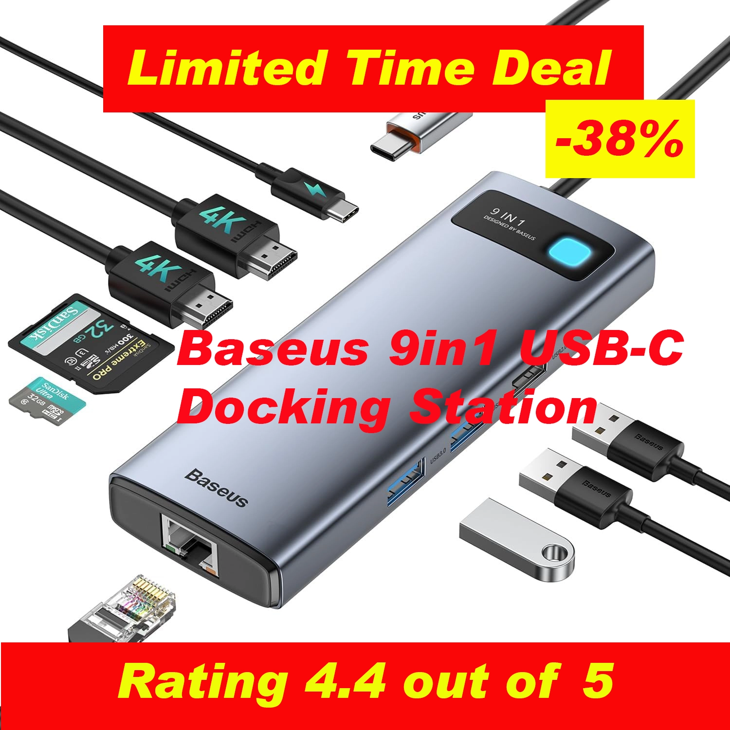 baseus 9in1 usb-c
